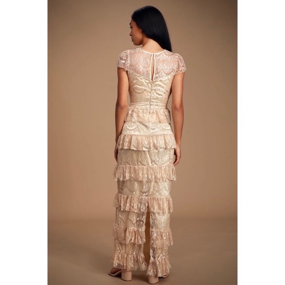 Lulu’s “Lovely Daydreamer” Lace Tiered Maxi Dress - Picture 12 of 12